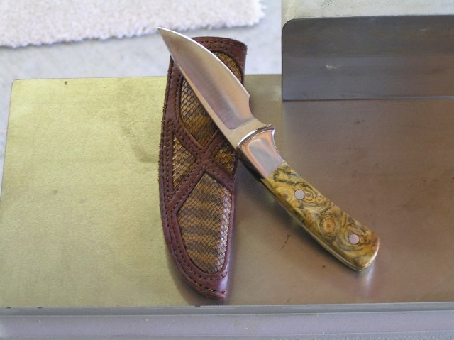 Rattlesnake Skin Inlay Buckeye Burl Handle 001.jpg
