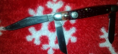 Queen 4" stockman Been sharpened and carried.