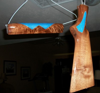 drying after 4 coats....I eventually put 10 coats on total.