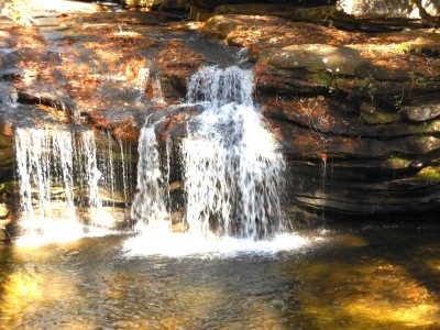 lots of little waterfalls on this trail