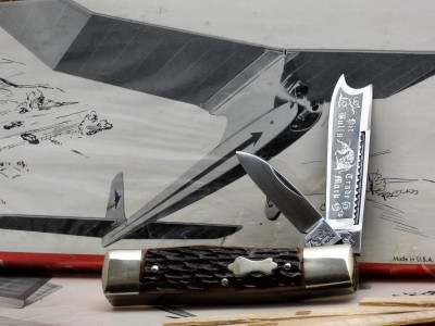 first generation Bulldog one-arm man with 20yr old balsa model plane kit