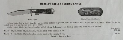 Marbles folding knife and sheath ad sml 2.JPG