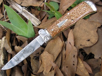 Schrade-GEC Auto Glitter Gold Acrylic 2.JPG