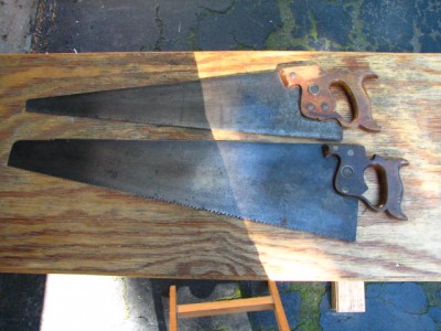 Crosscut and rip saws