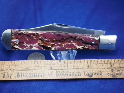 Large Colonial Coke Bottle folding hunter with Cresent Tang Stamp