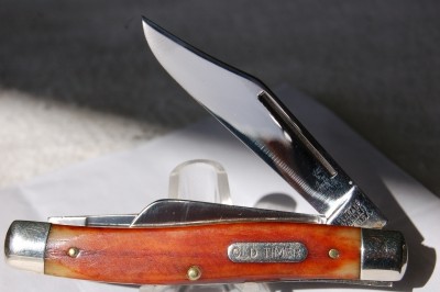 Schrade Walden Sawcut Bone 8OT