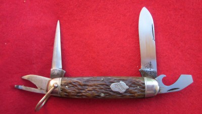 Remington w/Acorn "Scout Knife" shield    Heavily "cleaned"