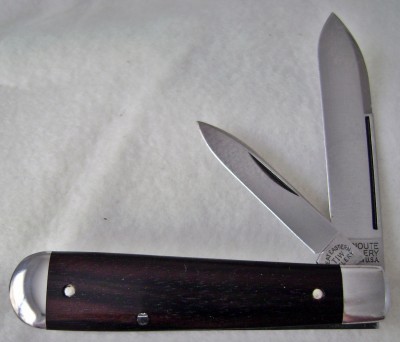 GEC 152212 Ebony - Huckleberry Boy's Knife - Open.JPG