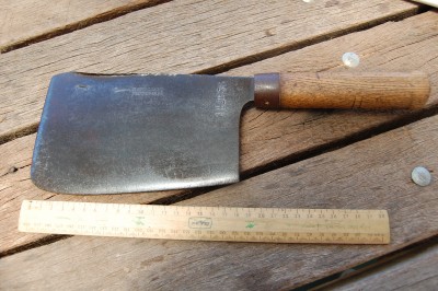 Cleaver with 30cm ruler