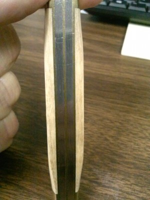 this shows the thickness of the handles