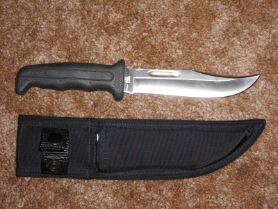 BUCK 619 w/Kraton handle.