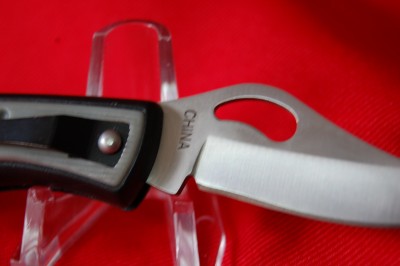 This Badger was made in China for Schrade, before 2004