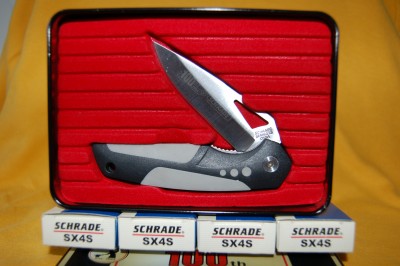 Schrade 100th Anniversary Badger made in China.
