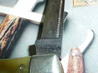 Ka-Bar/Union Cut Co Stockman with Celluloid handle1923-1952
