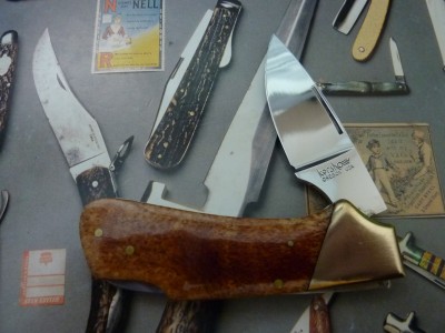 Kershaw Macho 2120 with Buffalo Bone handle circa 1980.