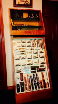 Case display from bankrupt hardware store. (Thanks Lowe's, Home Depot, and Walmart)