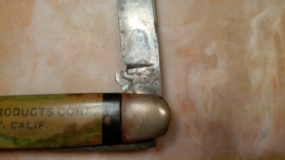 Novelty Cutlery letter opener tang stamp