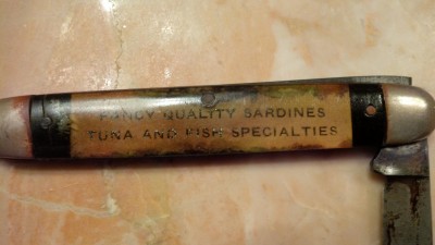 Novelty Cutlery letter opener, pile side