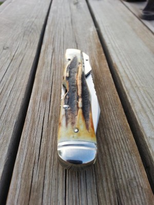 CASE XX USA 1976' Swing Guard File and Bolster Work EDC_pile side stag.jpg