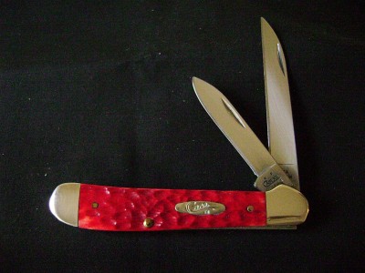 Case 2006 Wharncliffe Copperlock Trapper - 6249W CV Red - Open Mark.JPG