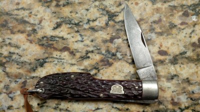 Premier Lifetime Germany H53 gunstock lockback, mark side
