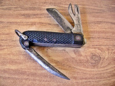 British Army Knife with Marlin Spike 1943 - Open.JPG