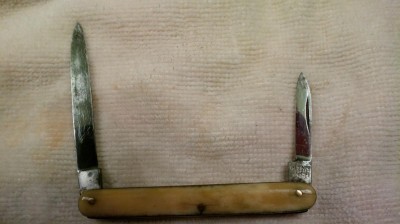 Rather &amp; Co. Two blade pen, pile side