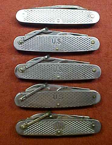 5 Metal Military Pocket Knives.jpg