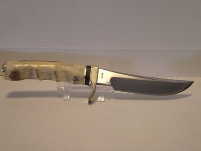 G.w. Stone custom stag fixed blade