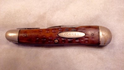 Case Tested XX 06221-1/2 green bone long pull, mark side