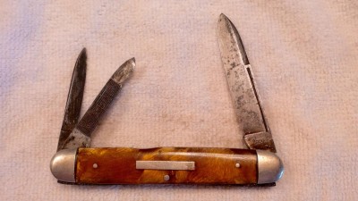 Hibbard, Spencer, Bartlett &amp; Co. Rev-O-Noc whittler with file.  Mark side.