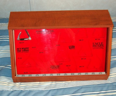 Got my first knife for this cabinet yesterday.....