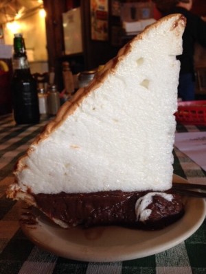 Clark's chocolate miringue pie