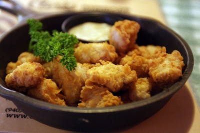 Clark's calf fries appetizer plate