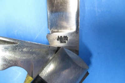 WW2 KABAR TL29 RARE I.C. Co. front tang2.jpg