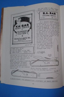 WW2 KABAR TL29 RARE I.C. Co. book Cole IV pg 50 pic7.jpg