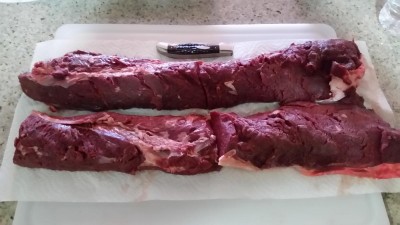 05OCT2015_Mule Deer Hunt_Jerry_Mule Deer backstraps and CASE XX 6265 Hunter.jpg