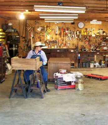 My wife is good help and good looking. She is the best help I've had not to mention she can be great fun for me in the shop.