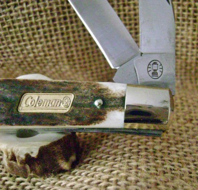 Coleman CM Stag Trapper - Tang Stamp & Shield.JPG