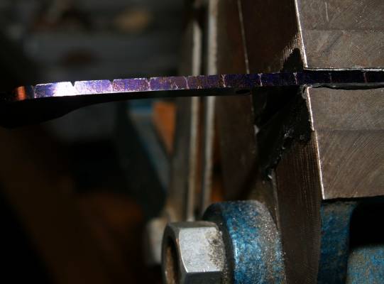 make grooves deeper using triangle needle file