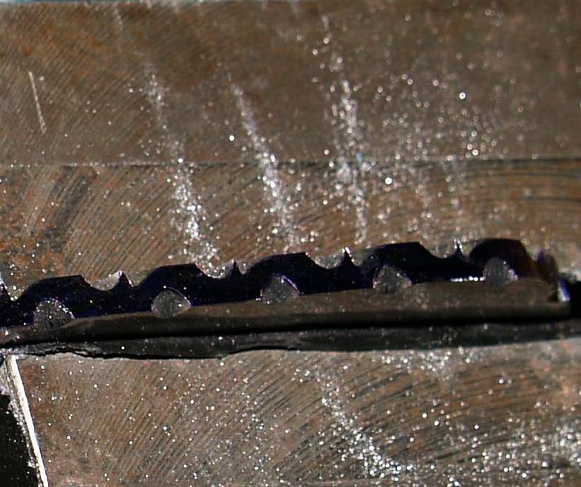 round groove just created over to the right