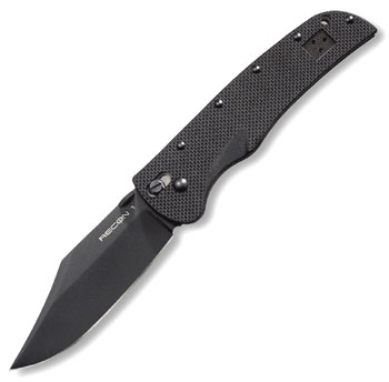 Cold Steel Recon 1.<br />G-10 handle. AUS 8A. 5 1/3" closed.<br />Blade 4". Weight 5.6 oz.