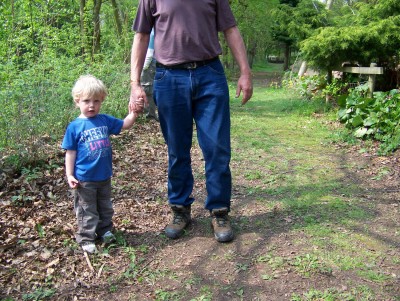 Me and luke, the youngest grandkid