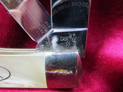 1982 CC Case Trapper Knife Collectors Pearl front tangs3.jpg