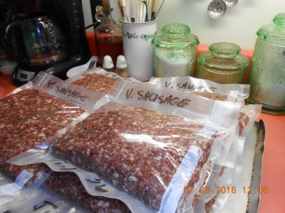Ready for the freezer