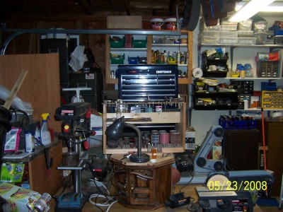 This is an old table I put several of my tools on.