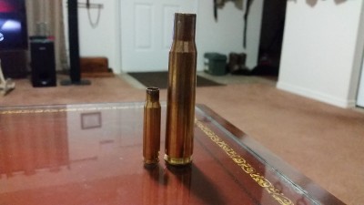Spent 308 versus 50 caliber
