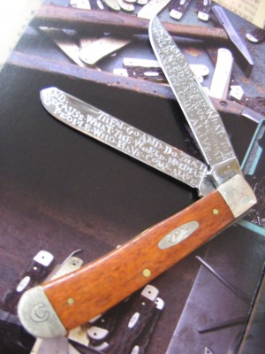 "Positivism" - worked bolsters, blades &amp; springs