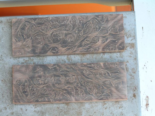 By Golly, if sanding down the saw cut marks can make it look this good I have a chance of making this look......STUNNING! Compare with the first picture!