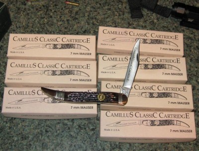Camillus CCC3, never can tell when a knife-less person might visit.